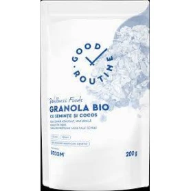Granola cu seminte si cocos, eco-bio, 200 g, Good Routine - Secom