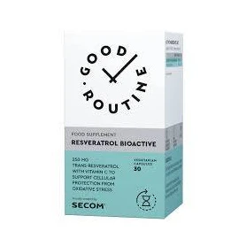 Resveratrol Bioactive, 30 capsule vegetale, Good Routine - Secom