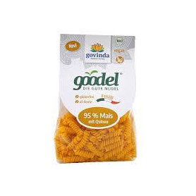 Fusilli din porumb cu quinoa, fara gluten, eco-bio, 250 g, Govinda