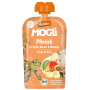 Piure din piersici, banane, mar, fructul pasiunii si ovaz, 100 g, ManagisBIO