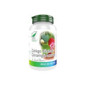 Ginkgo Biloba & Ginseng & Acerola, 60 capsule, Medica - ProNatura