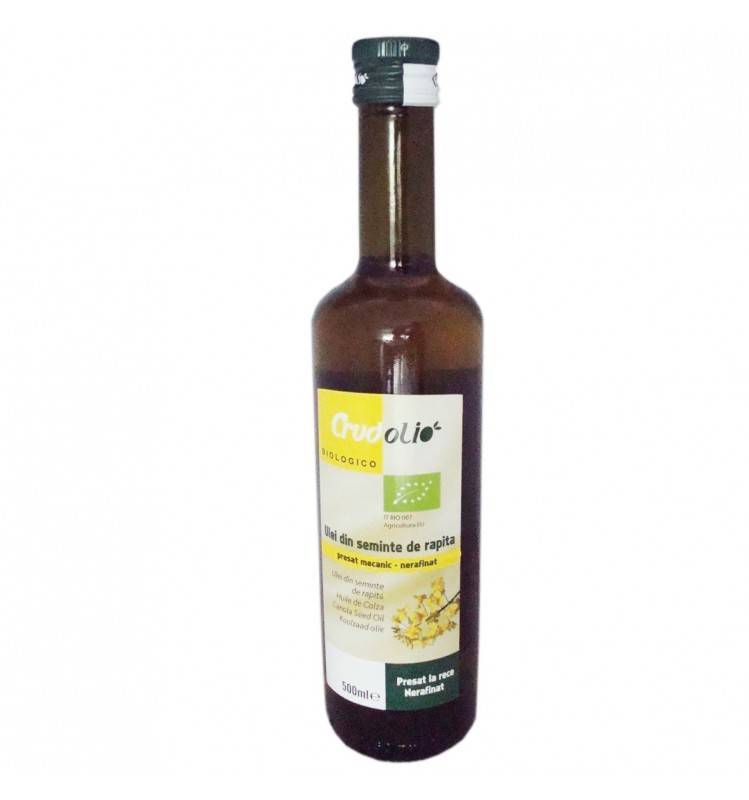 Ulei din seminte de rapita - eco-bio 500ml - crudolio